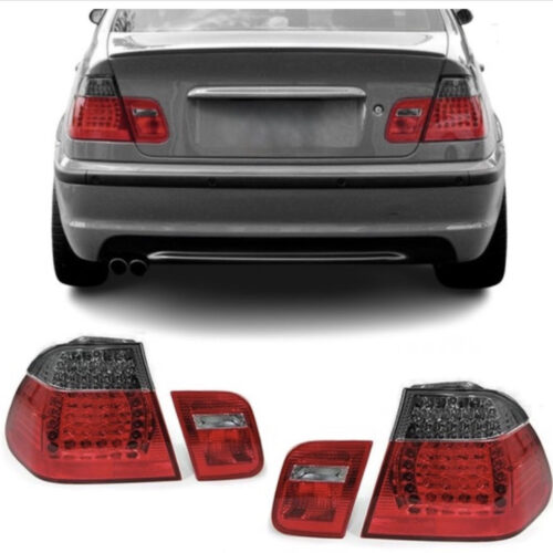 LED Tail Lights set for BMW E46 (98-01) Sedan, smoked