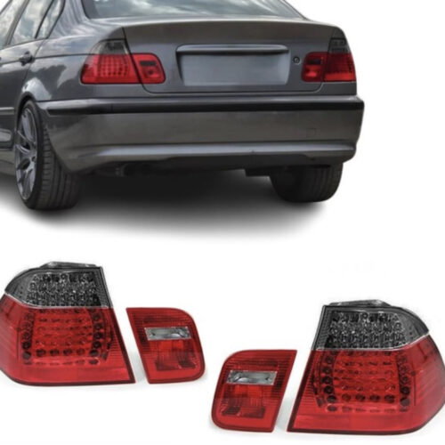 LED Tail Lights set for BMW E46 (01-05) Sedan, smoked