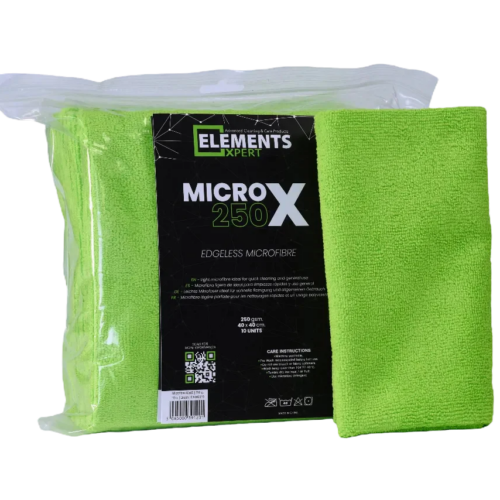 ELEMENTS | MICRO X  250gsm Microfibre Cloth | 10 Pack Random Colour