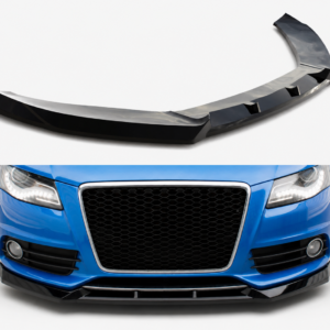 AUDI A4 B8 SLINE FRONT SPLITTER GLOSS BLACK