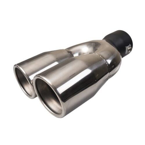 Twin Circular Oval Exhaust Tip