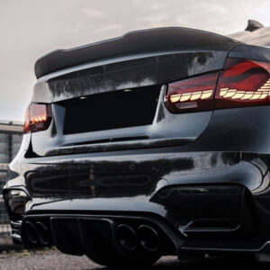 PSM style Trunk Spoiler for BMW F30 / F80, glossy black