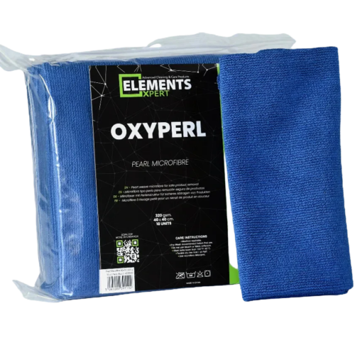ELEMENTS | OXYPERL | Pearl Edgeless Microfibre | Navy | 10 Pack