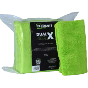 ELEMENTS | DUAL X 400 | Green | 400gsm Dual Pile Microfibre | 10 Pack